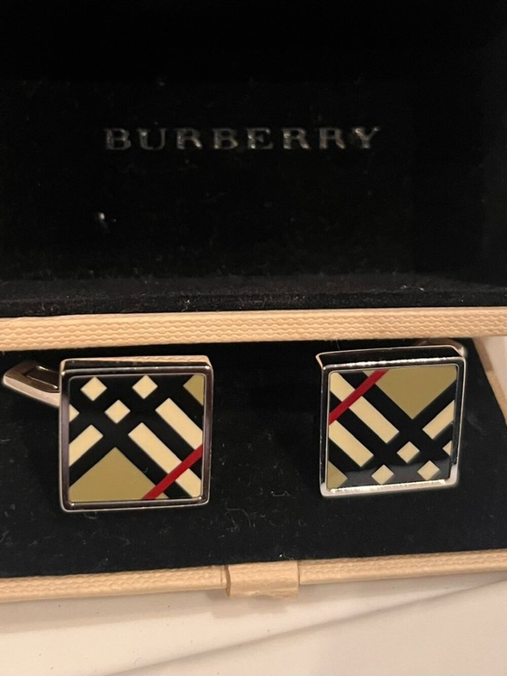 Burberry Enamel Cufflinks